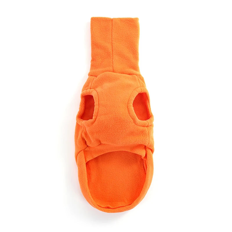 Italian Greyhound Fleece Turtleneck Sweater orange xxxl by HitMyNeed