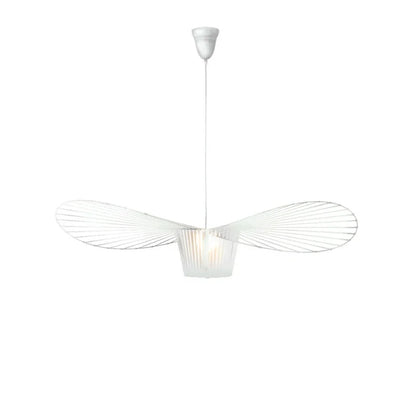 Italian Nordic Straw Hat Fabric Pendant Lamp white-boby d140cm warm-light by HitMyNeed