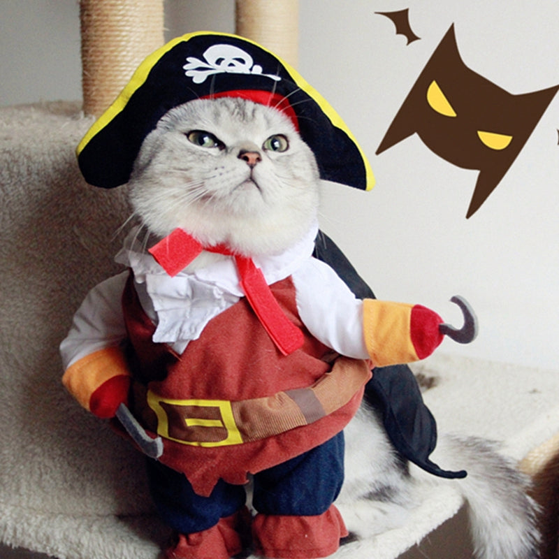 Jack Sparrow Pirate Pet Costume for Dogs & Cats by HitMyNeed