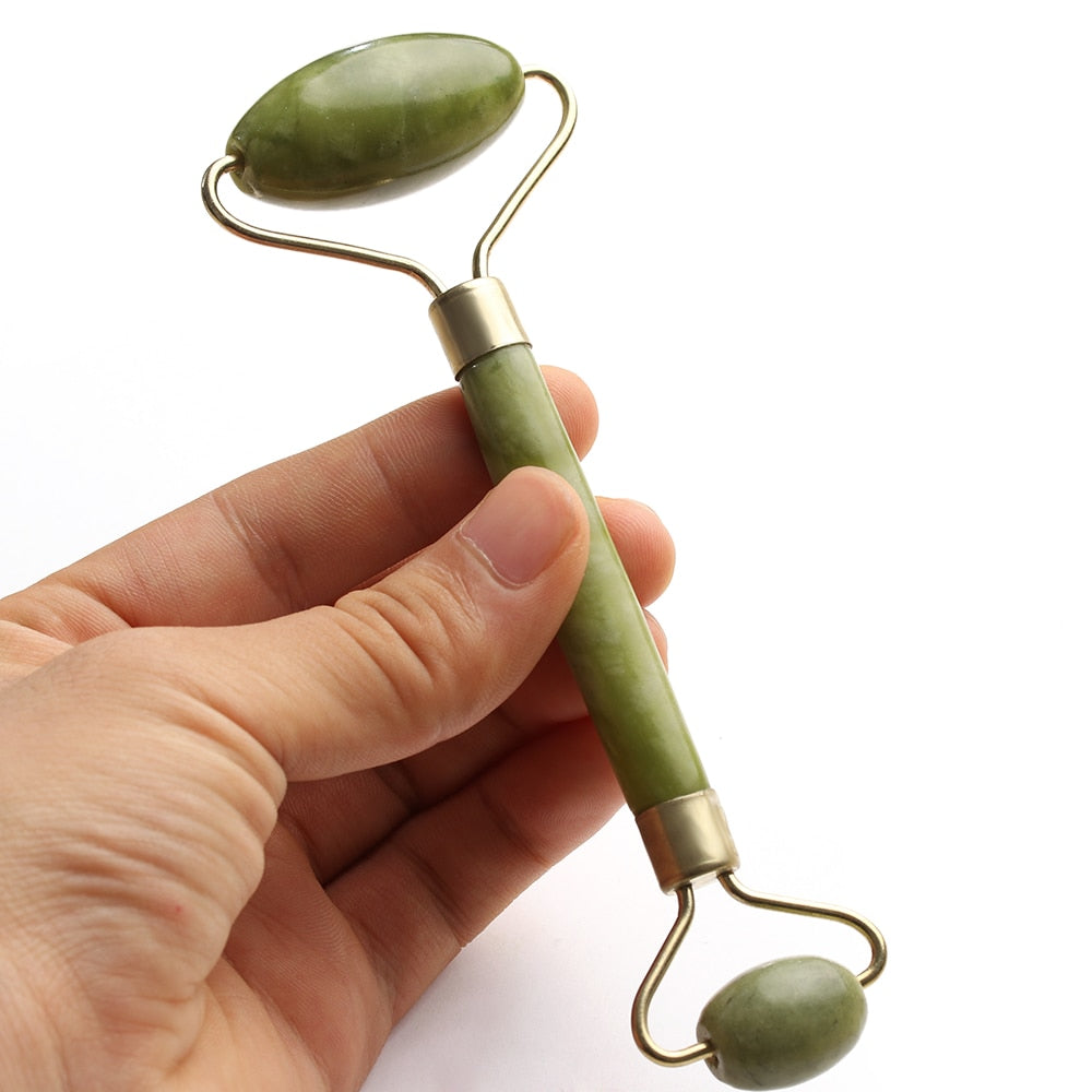 Jade Double Face Roller Massager by HitMyNeed