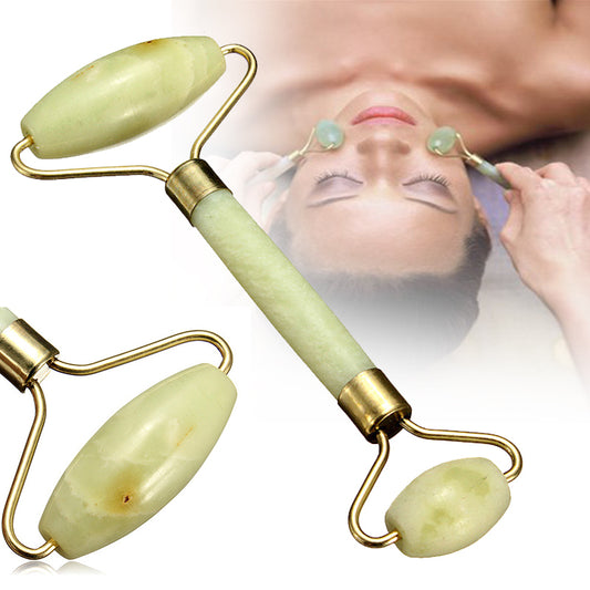 Jade Face Roller Lymphatic Massage Tool by HitMyNeed