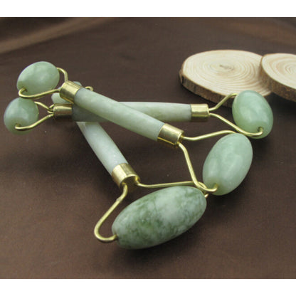 Jade Face Roller Lymphatic Massage Tool by HitMyNeed