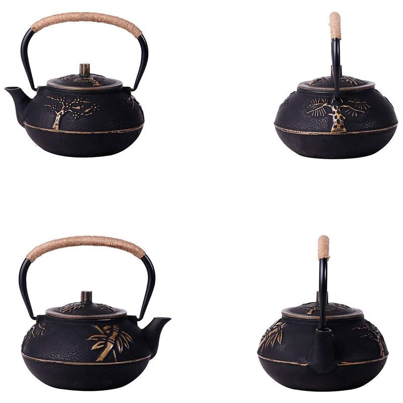 Japanese Cast Iron Teapot 900ml with Infuser by HitMyNeed