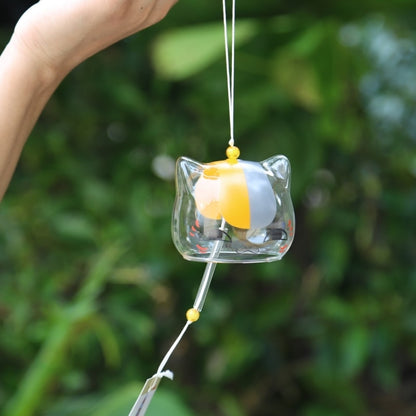 Japanese Glass Cat Wind Chime for Home & Garden by HitMyNeed