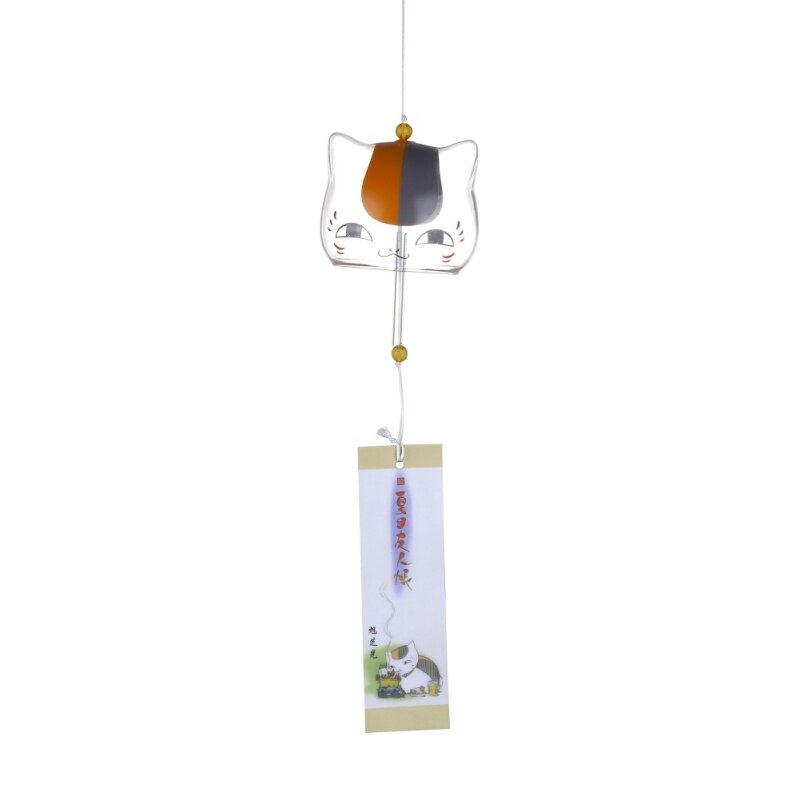 Japanese Glass Cat Wind Chime for Home & Garden by HitMyNeed