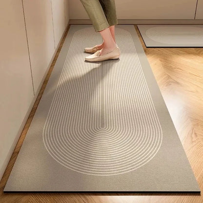 Japanese Soft Diatomite Kitchen Floor Mat c 60x90cm by HitMyNeed