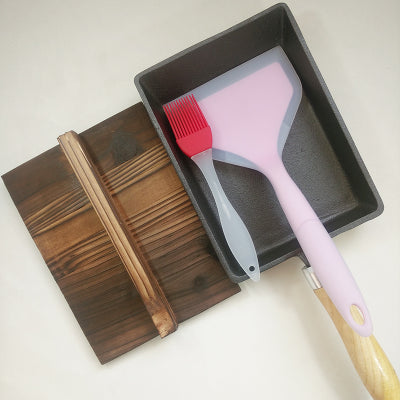 Japanese Tamagoyaki Omelette Pan Cast Iron Set by HitMyNeed