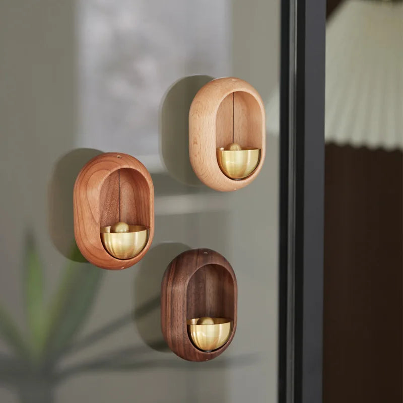 Japanese Wooden Wind Chime Wireless Doorbell by HitMyNeed