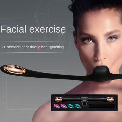 Jaw Exerciser Double Chin & Jawline Trainer black by HitMyNeed