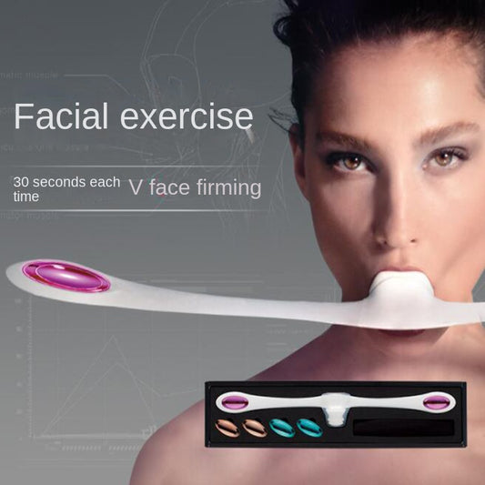 Jaw Exerciser Double Chin & Jawline Trainer white by HitMyNeed