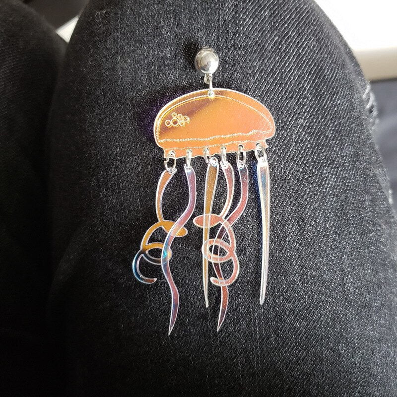 Jellyfish Drop Earrings for Girls and Women by HitMyNeed