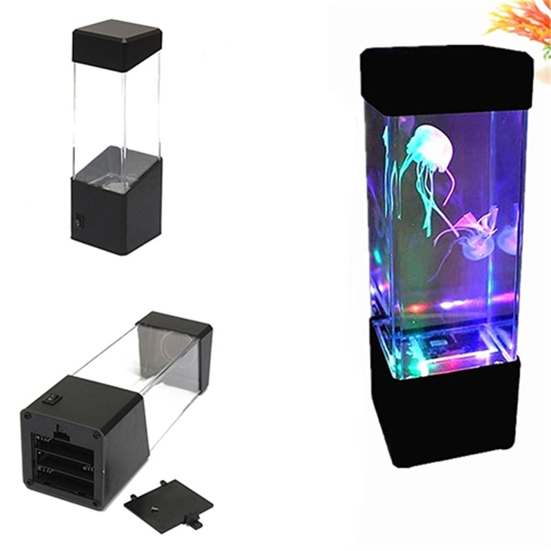 Jellyfish LED Desktop Lamp with Floating Display by HitMyNeed