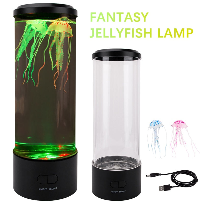 Jellyfish LED Mood Lamp Night Light Aquarium by HitMyNeed