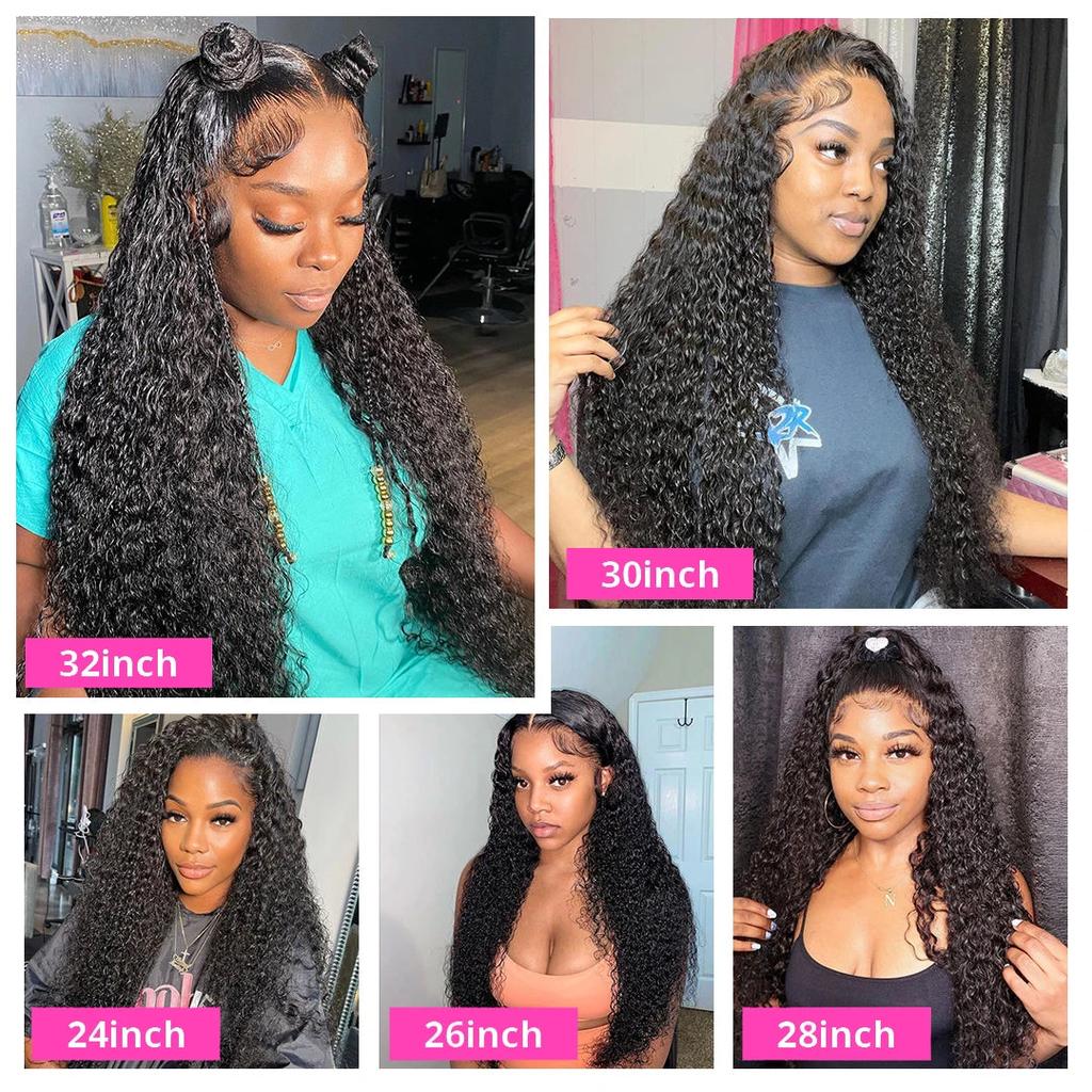 Jerry Curly Deep Kinky Curly HD Lace Front Wig by HitMyNeed