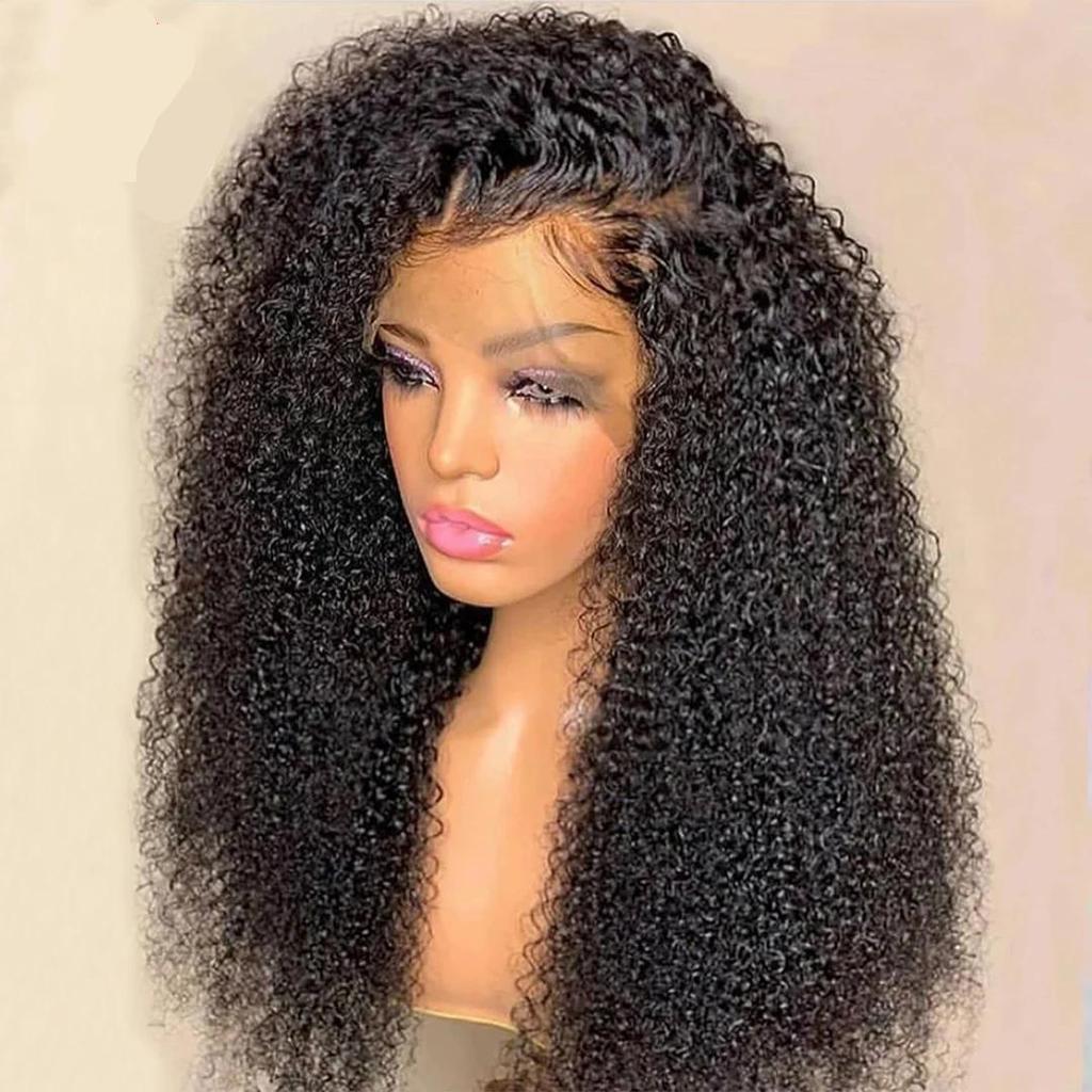 Jerry Curly Deep Kinky Curly HD Lace Front Wig 4x4-closure-wig 18inches 150.0 by HitMyNeed