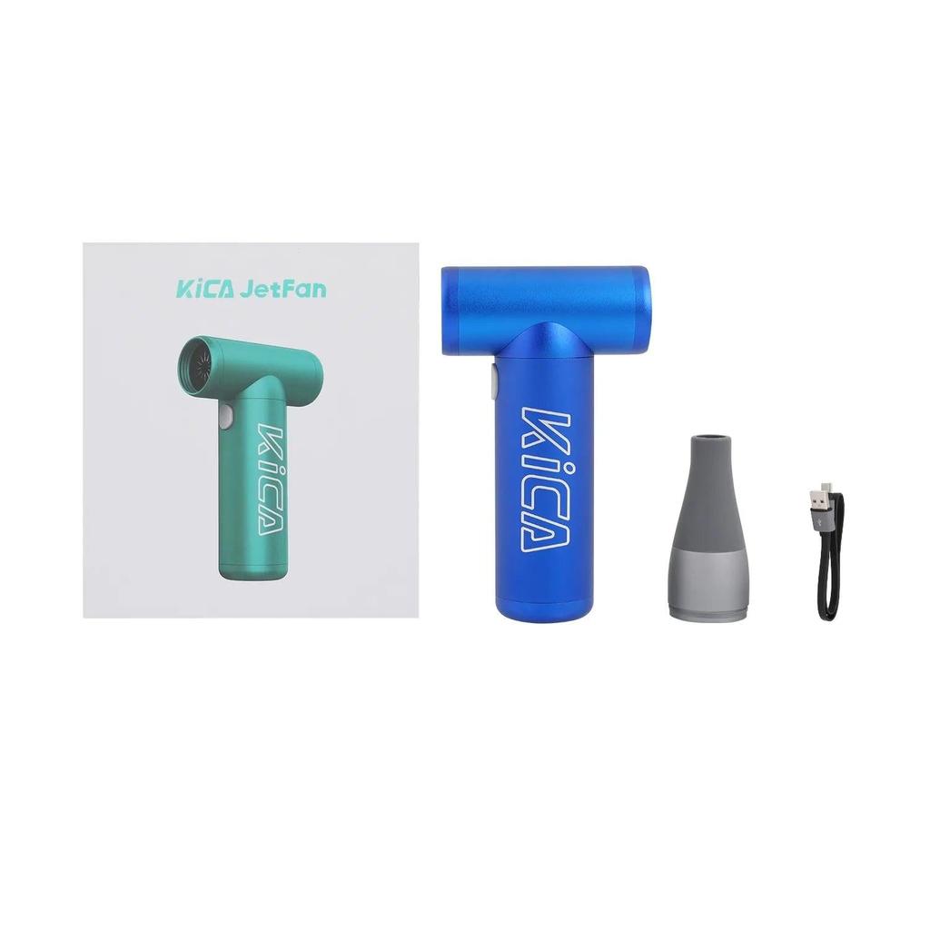 Jetfan Rechargeable Air Duster & Mini Turbo Fan blue by HitMyNeed