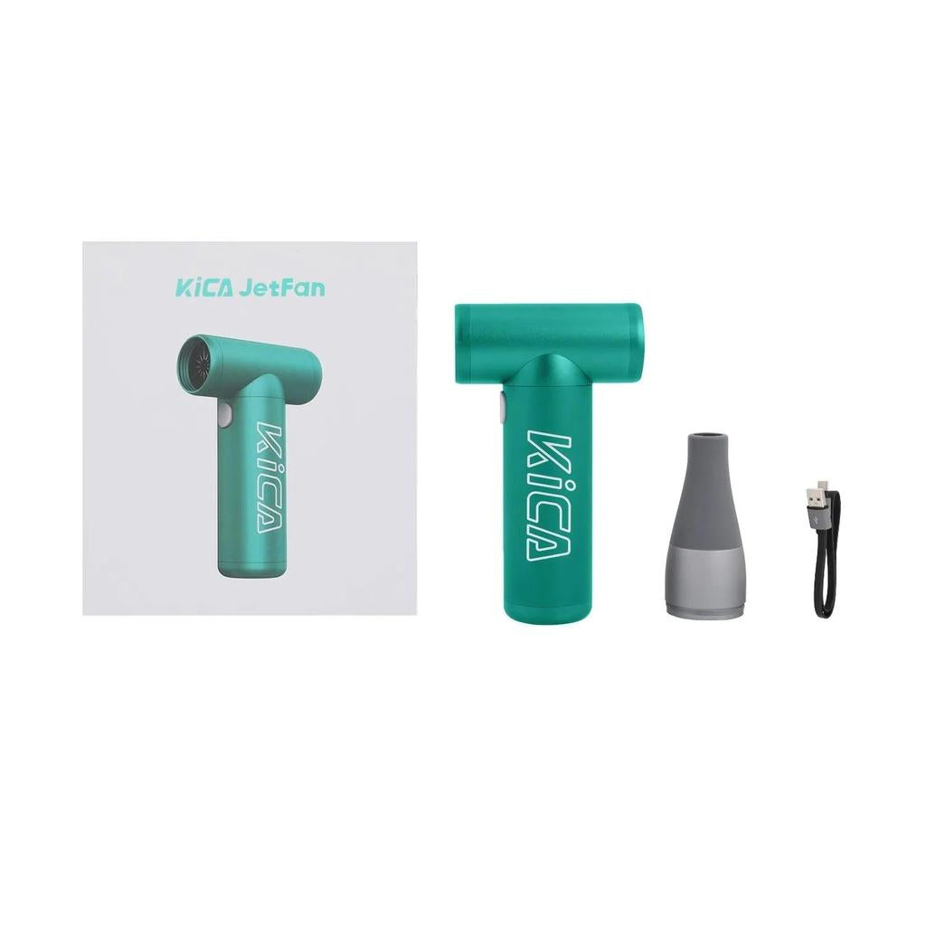 Jetfan Rechargeable Air Duster & Mini Turbo Fan green by HitMyNeed