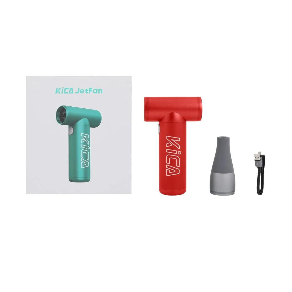 Jetfan Rechargeable Air Duster & Mini Turbo Fan red by HitMyNeed