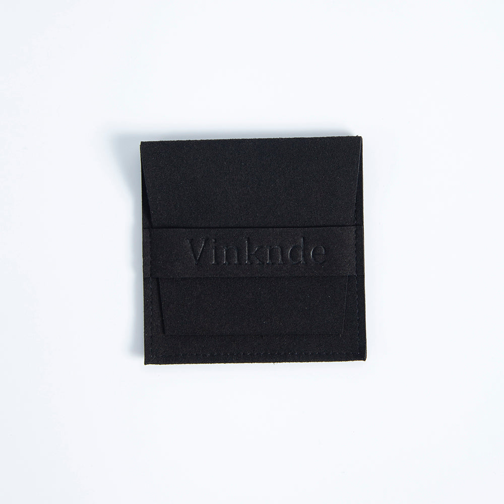 Jewelry Envelope Gift Bags & Storage (100 Pack) black-with-logo 6-2x6-2cm by HitMyNeed