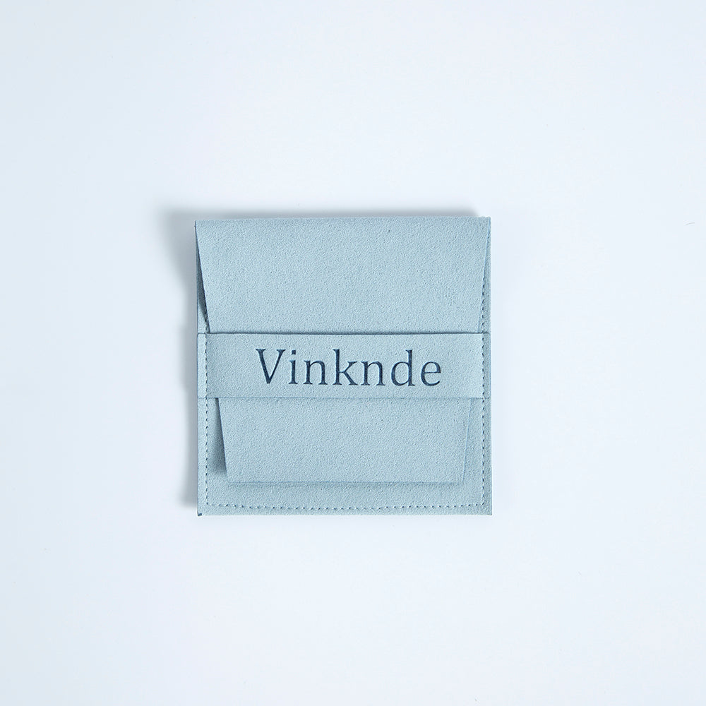 Jewelry Envelope Gift Bags & Storage (100 Pack) blue-with-logo 6-2x6-2cm by HitMyNeed