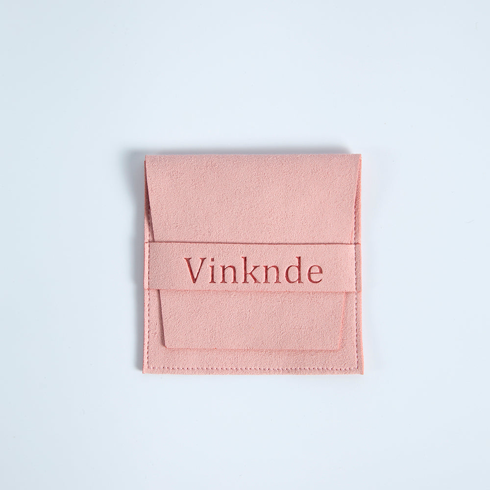 Jewelry Envelope Gift Bags & Storage (100 Pack) dark-pink-with-logo 8x8cm by HitMyNeed