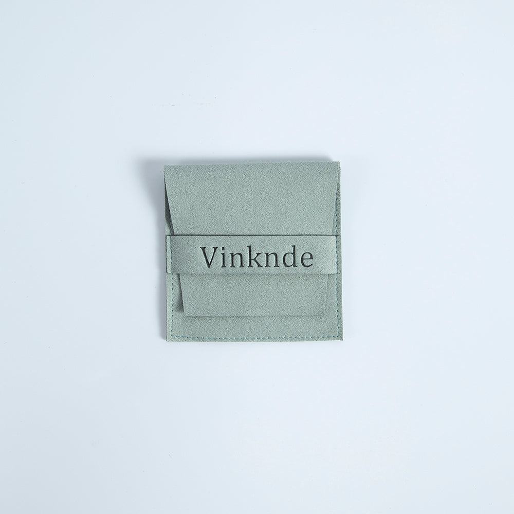 Jewelry Envelope Gift Bags & Storage (100 Pack) green-with-logo 6-2x6-2cm by HitMyNeed