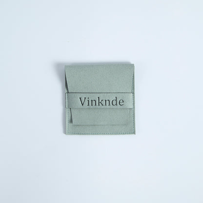 Jewelry Envelope Gift Bags & Storage (100 Pack) green-with-logo 6-2x6-2cm by HitMyNeed