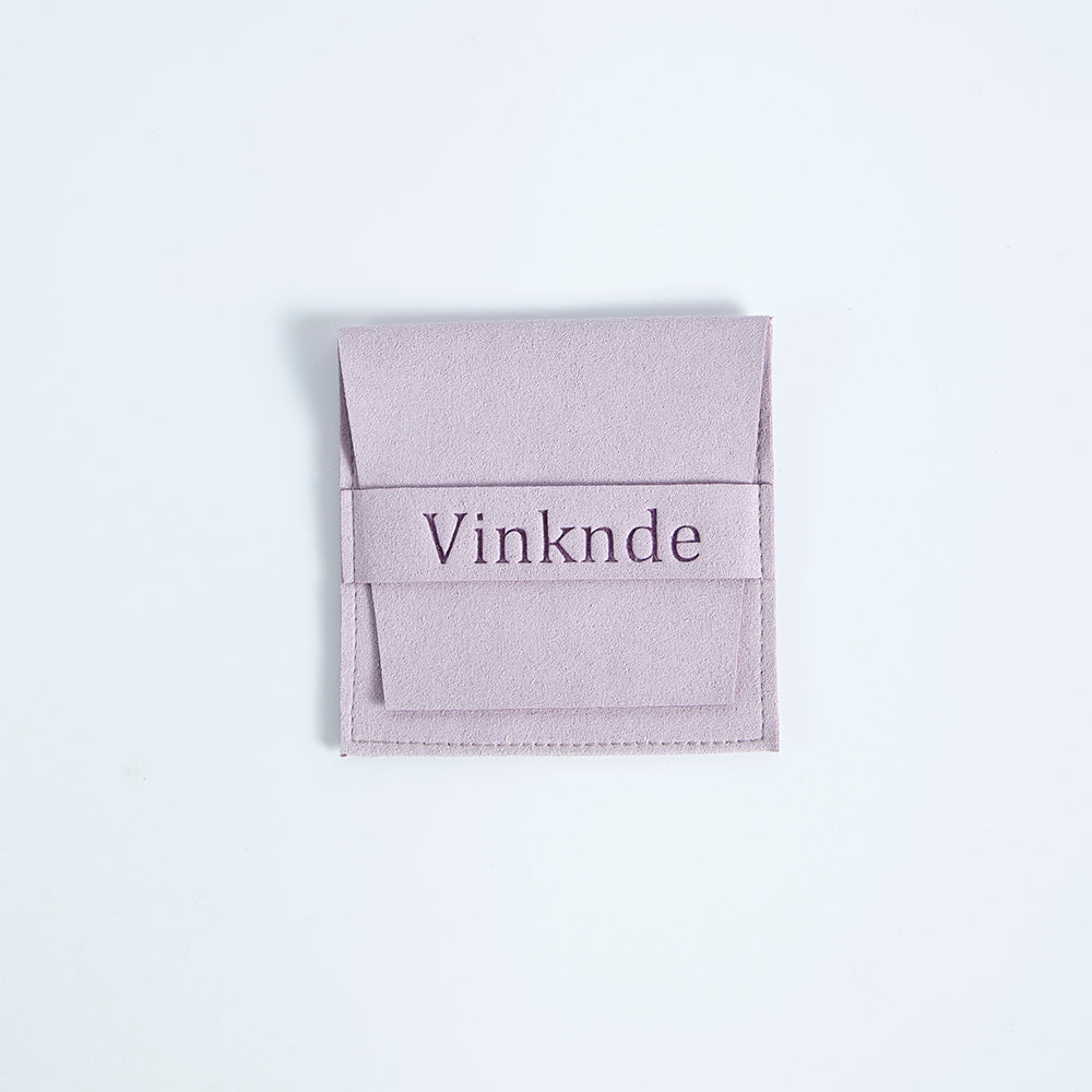 Jewelry Envelope Gift Bags & Storage (100 Pack) purple-with-logo 8x8cm by HitMyNeed