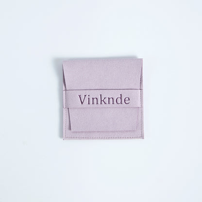 Jewelry Envelope Gift Bags & Storage (100 Pack) purple-with-logo 8x8cm by HitMyNeed
