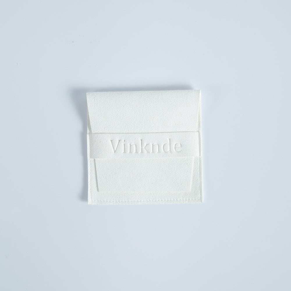 Jewelry Envelope Gift Bags & Storage (100 Pack) white-with-logo 8x8cm by HitMyNeed