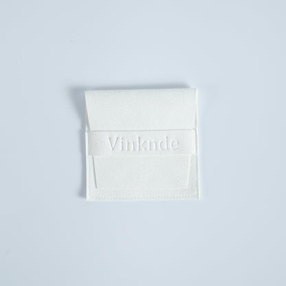 Jewelry Envelope Gift Bags & Storage (100 Pack) white-with-logo 8x8cm by HitMyNeed