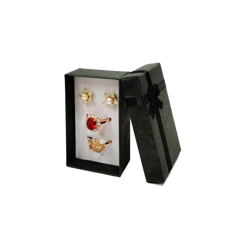 Jewelry Gift Boxes with Inserts (Set of 12) black by HitMyNeed