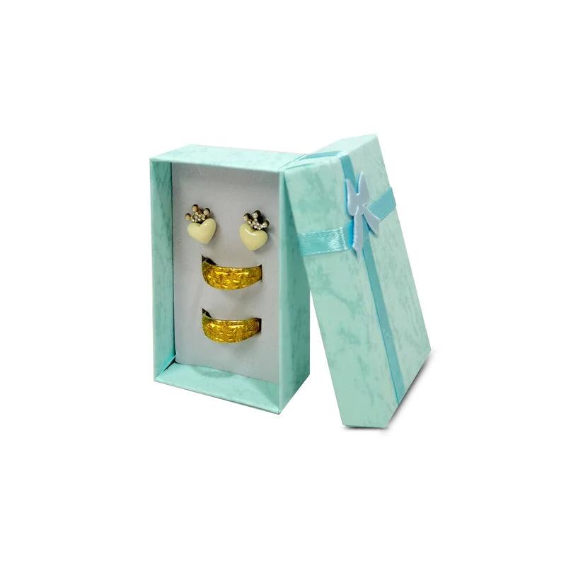 Jewelry Gift Boxes with Inserts (Set of 12) blue by HitMyNeed
