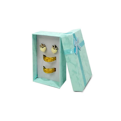 Jewelry Gift Boxes with Inserts (Set of 12) blue by HitMyNeed
