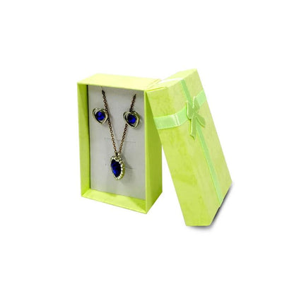 Jewelry Gift Boxes with Inserts (Set of 12) green by HitMyNeed