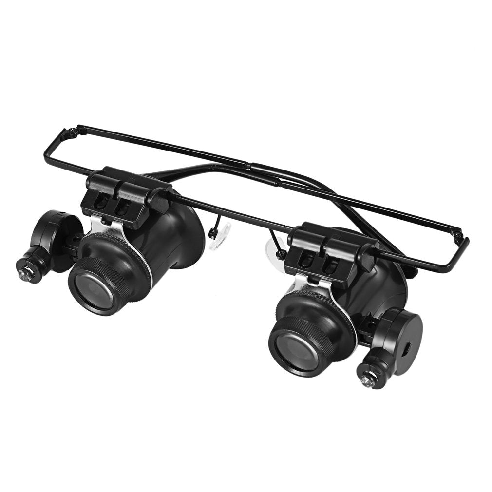 Jewelry Magnifier Inspector Glasses with LED Lights by HitMyNeed