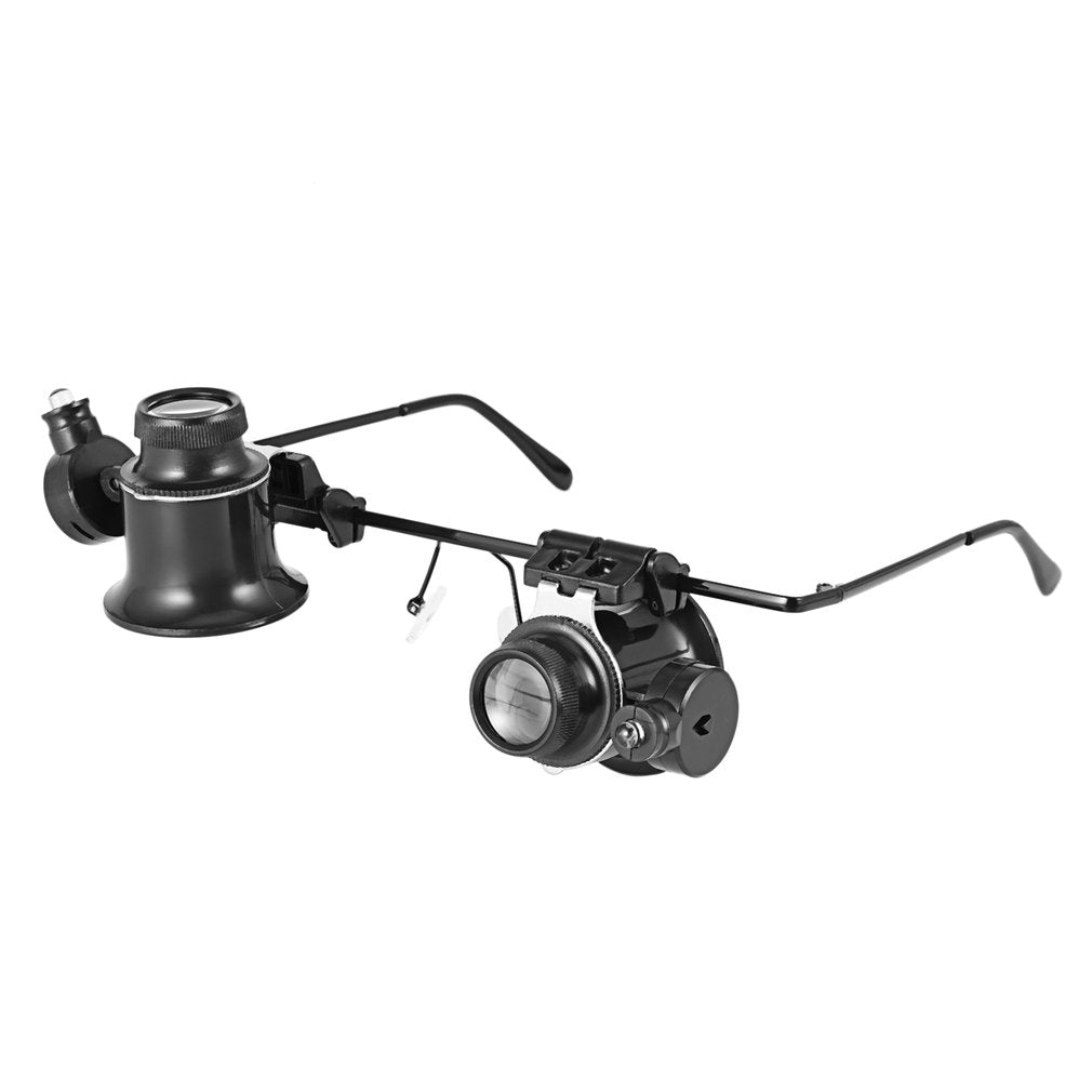 Jewelry Magnifier Inspector Glasses with LED Lights by HitMyNeed