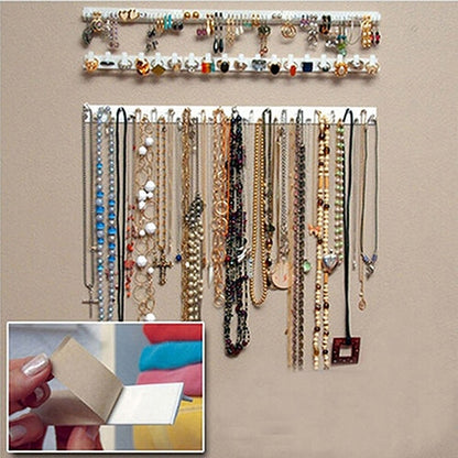 Jewelry Wall Organizer Set with 9 Racks by HitMyNeed