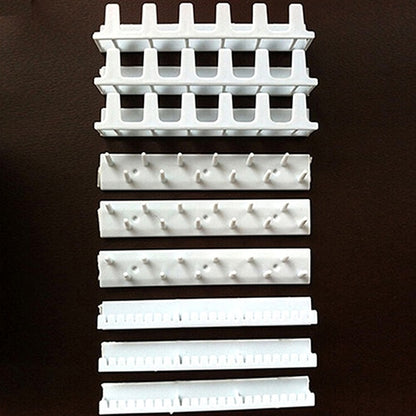 Jewelry Wall Organizer Set with 9 Racks by HitMyNeed