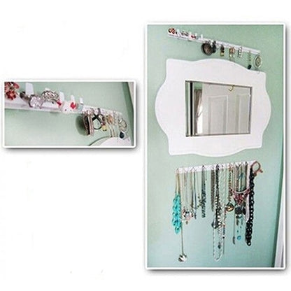 Jewelry Wall Organizer Set with 9 Racks by HitMyNeed