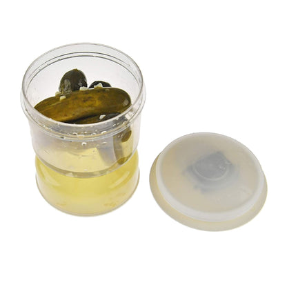 Juice Separator Pickle and Olive Dispenser Jar by HitMyNeed