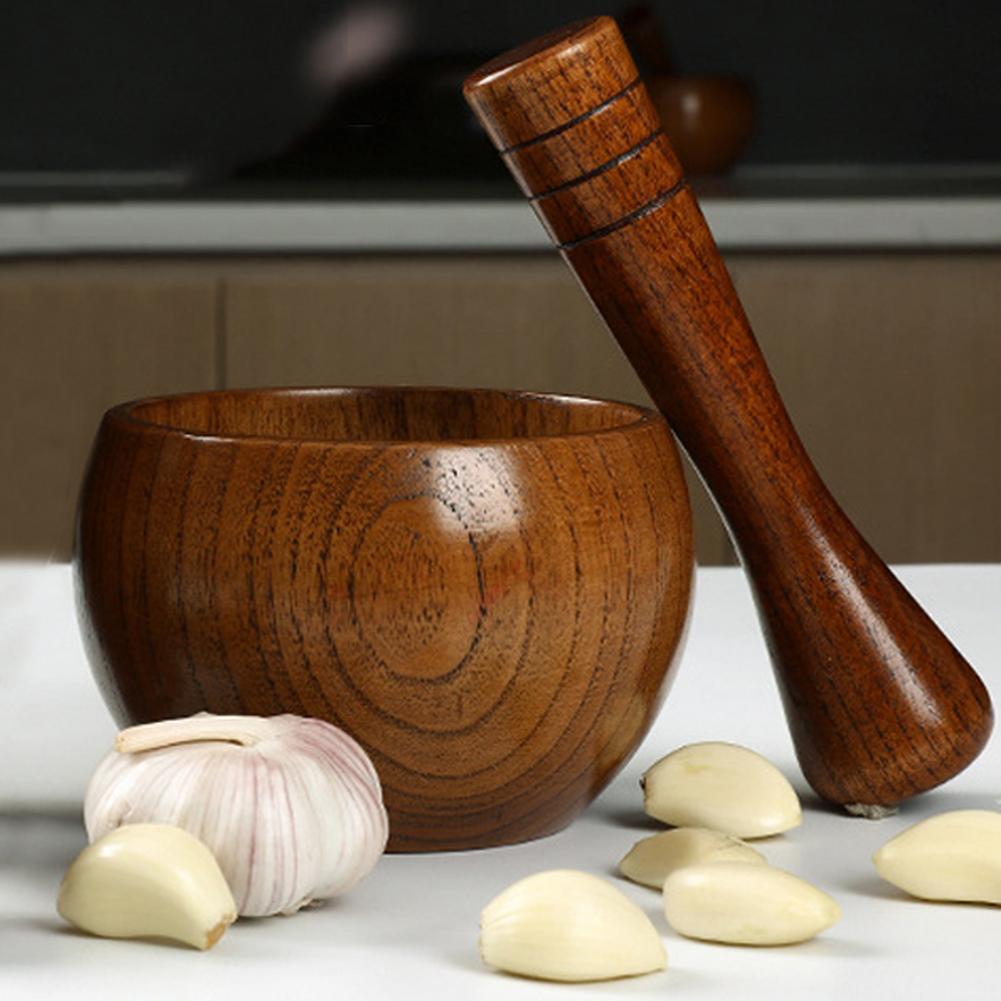 Jujube Wood Mortar and Pestle Set by HitMyNeed