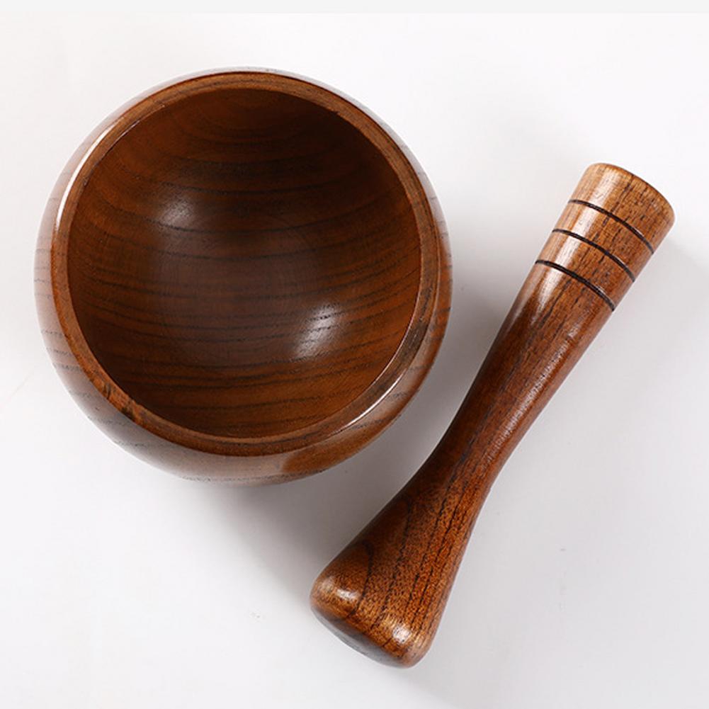 Jujube Wood Mortar and Pestle Set by HitMyNeed