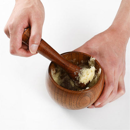 Jujube Wood Mortar and Pestle Set by HitMyNeed