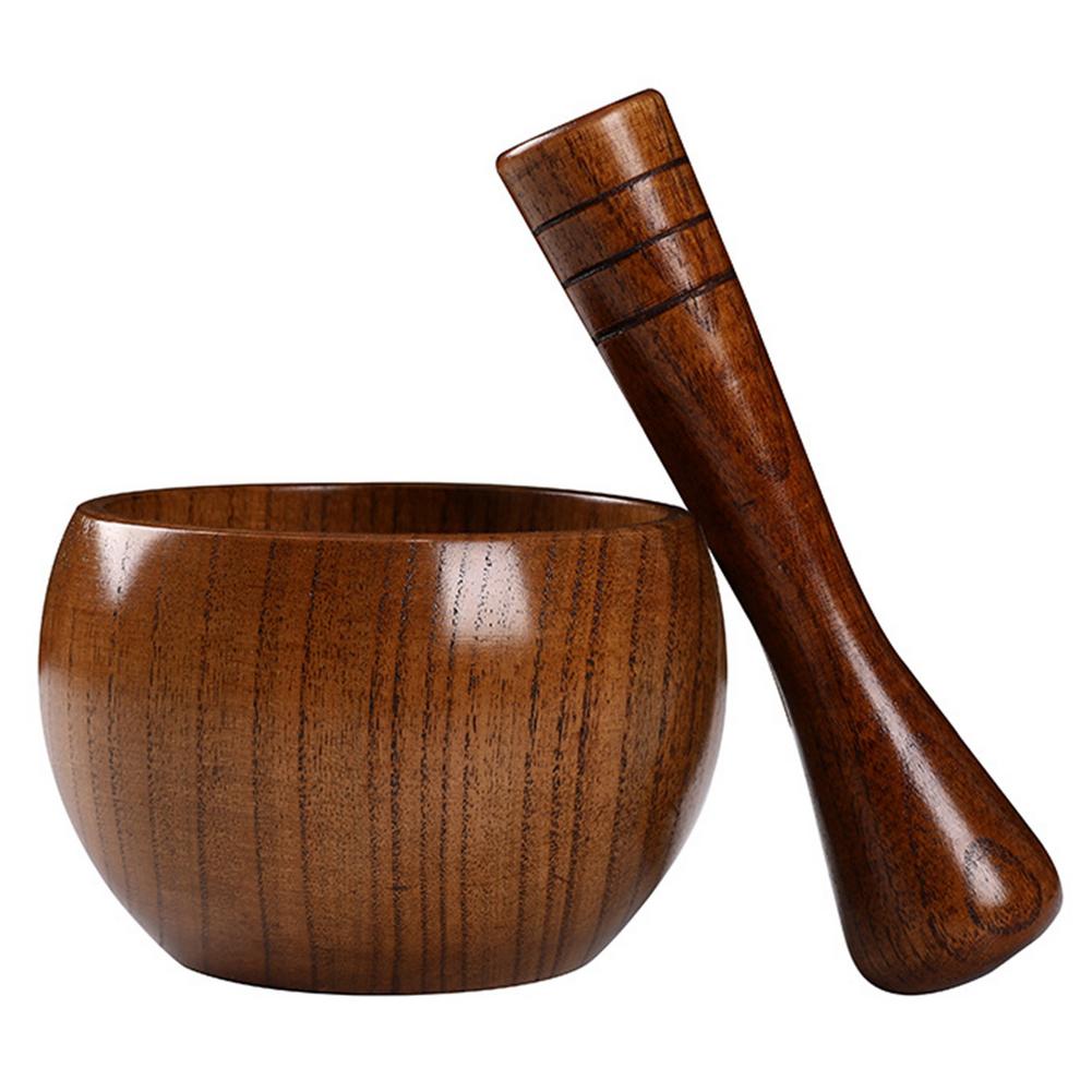 Jujube Wood Mortar and Pestle Set by HitMyNeed