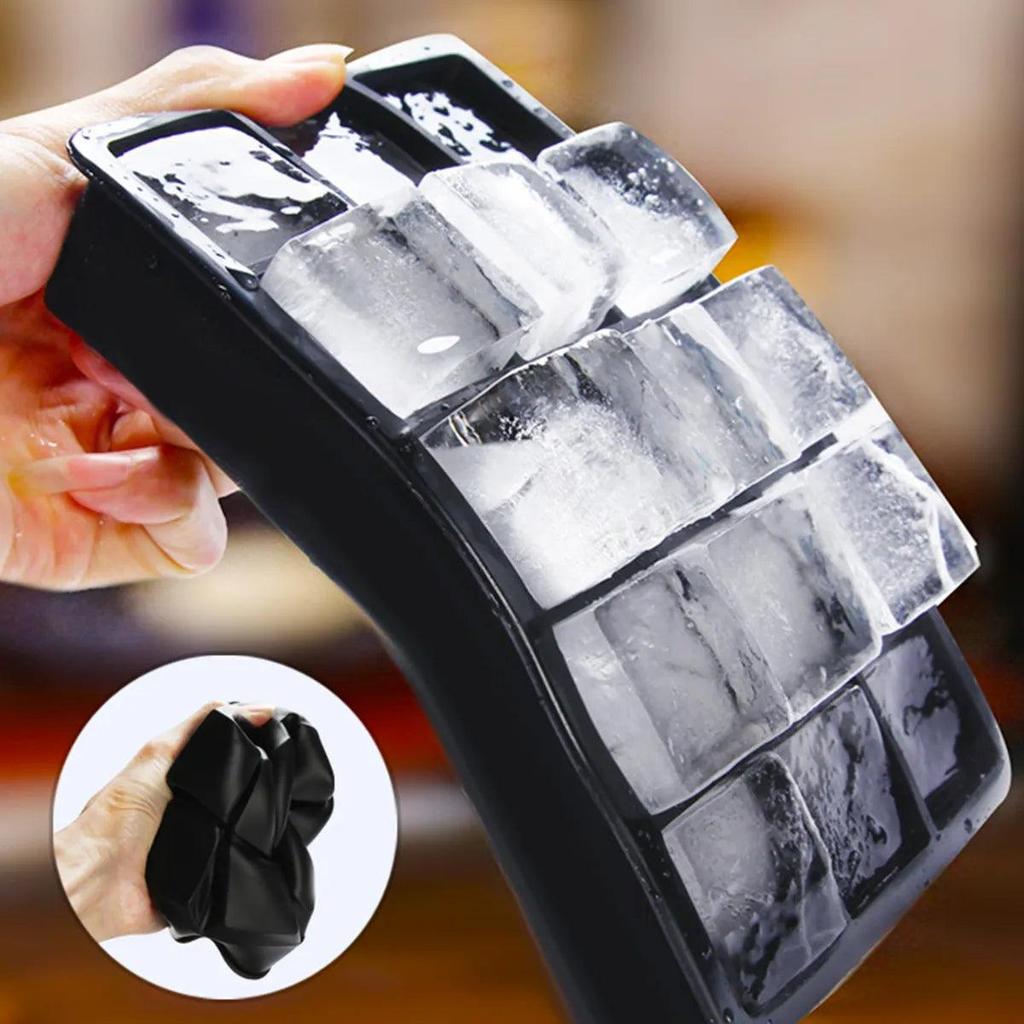 Jumbo Silicone Ice Cube Tray with 15 Large Grids by HitMyNeed