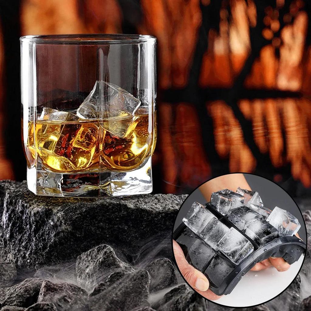 Jumbo Silicone Ice Cube Tray with 15 Large Grids by HitMyNeed