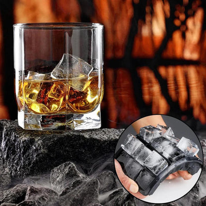 Jumbo Silicone Ice Cube Tray with 15 Large Grids by HitMyNeed
