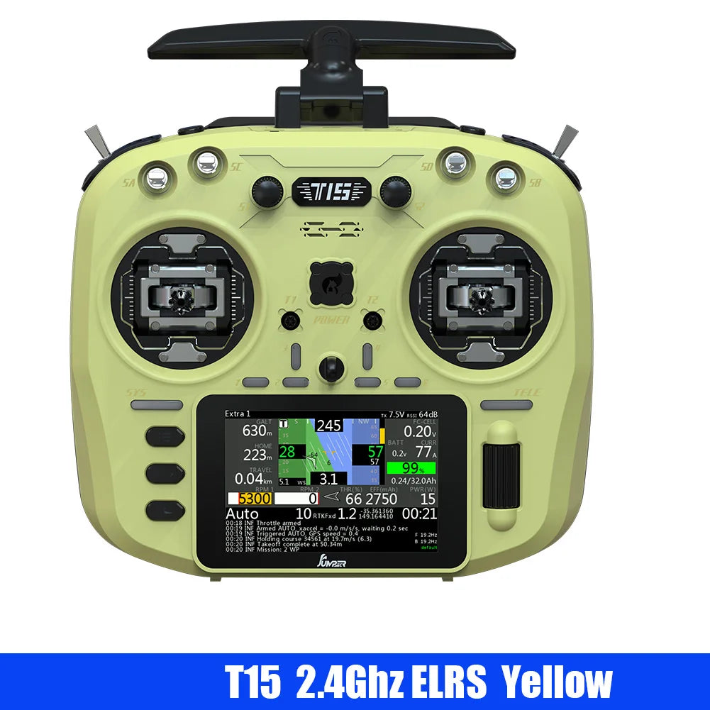 Jumper T15 Hall Sensor FPV Radio Controller ELRS t15-2-4g-yellow by HitMyNeed