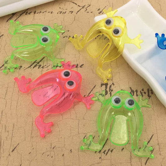 Jumping Frog Finger Press Toys - Set of 10 by HitMyNeed